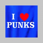 I LOVE PUNKS! mikina bez kapuce